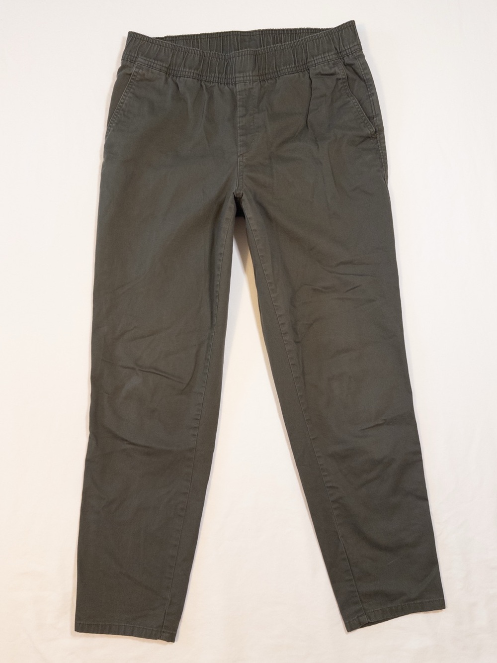 The North Face Olive Green Ankle Pants Medium Pull On Hiking Travel